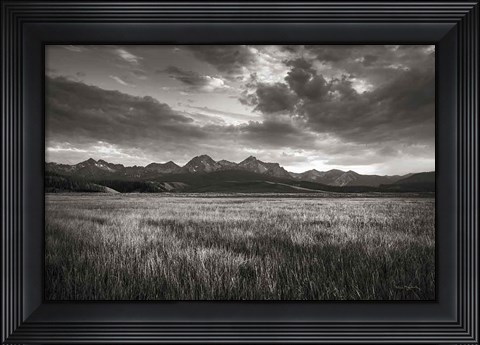 Framed Stanley Basin Sawtooth Mountains Idaho Print