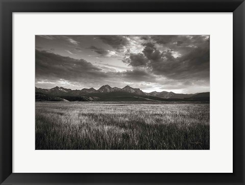 Framed Stanley Basin Sawtooth Mountains Idaho Print