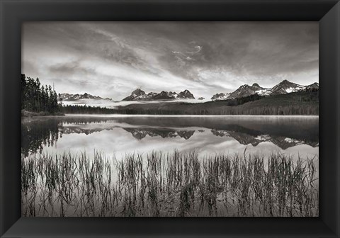 Framed Little Redfish Lakeshore Print