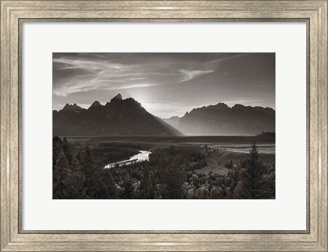 Framed Snake River Overlook Grant Teton National Park Print
