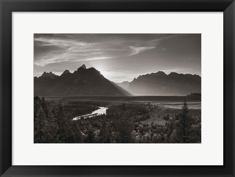 Framed Snake River Overlook Grant Teton National Park Print