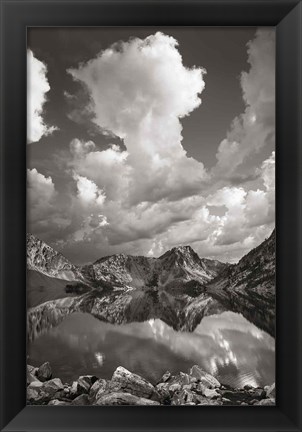 Framed Sawtooth Lake Reflection II Print