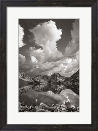 Framed Sawtooth Lake Reflection II Print