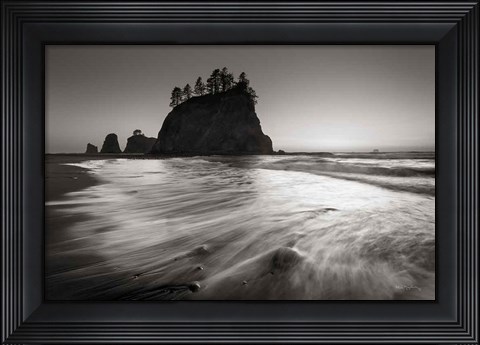 Framed Little James Island Print