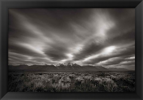 Framed Teton Sky Print