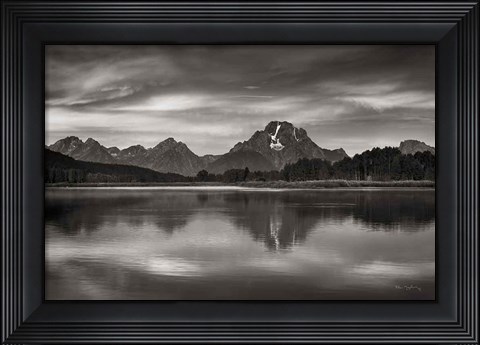 Framed Oxbow Bend Sunrise Print