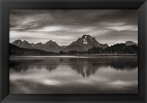 Framed Oxbow Bend Sunrise Print