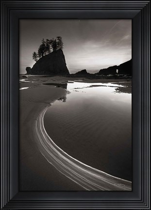 Framed Coastal Evening Print