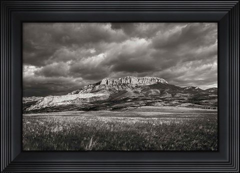 Framed Castle Reef Mountain Print