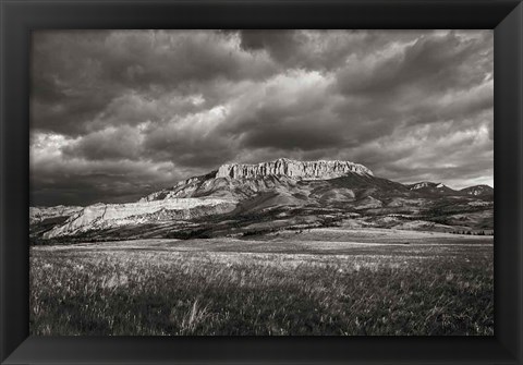 Framed Castle Reef Mountain Print