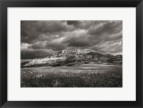 Framed Castle Reef Mountain Print