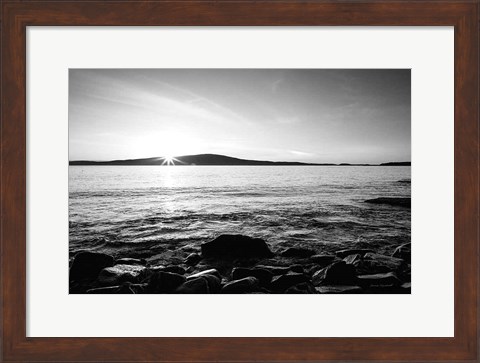Framed Frenchman Bay Print