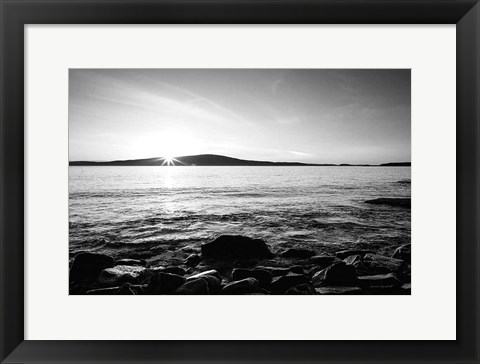 Framed Frenchman Bay Print