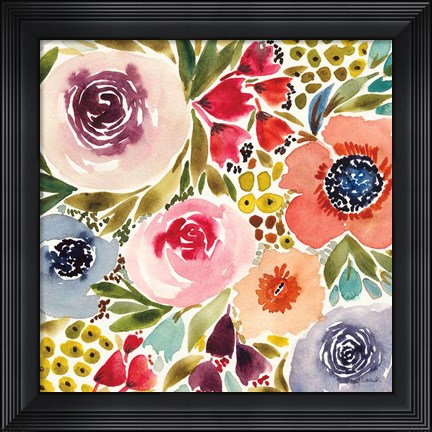 Framed Summer Petals IV Print