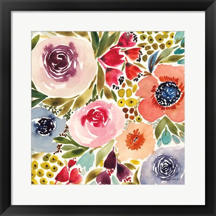 Framed Summer Petals IV Print