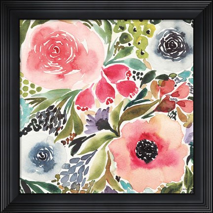 Framed Ode to Spring III Print