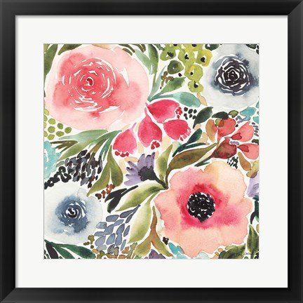 Framed Ode to Spring III Print