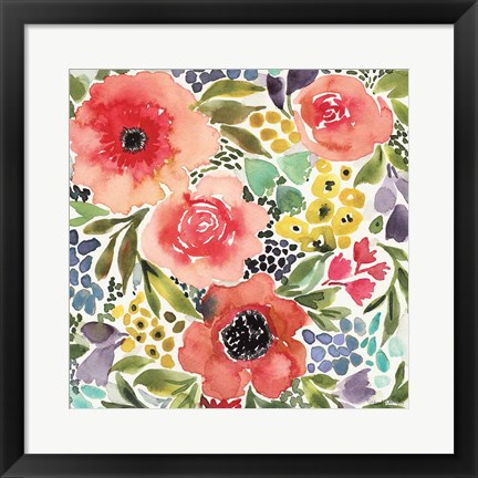 Framed Ode to Spring II Print