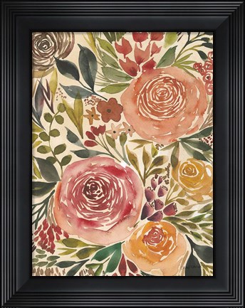 Framed Antique Garden IV Print