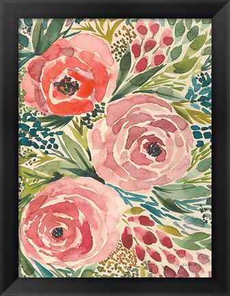 Framed Antique Garden III Print