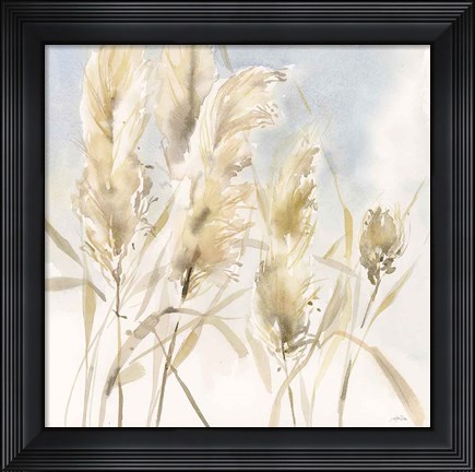 Framed Pampas Grasses Print