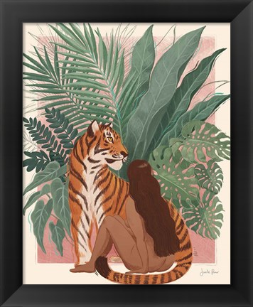 Framed Majestic Cats II Print