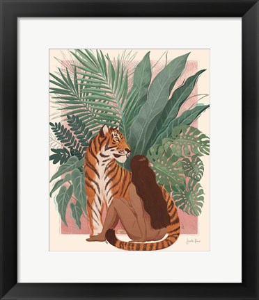 Framed Majestic Cats II Print