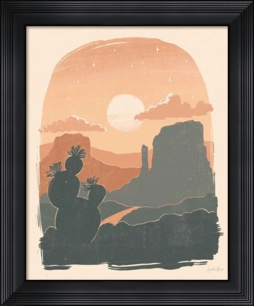 Framed Desert I Print