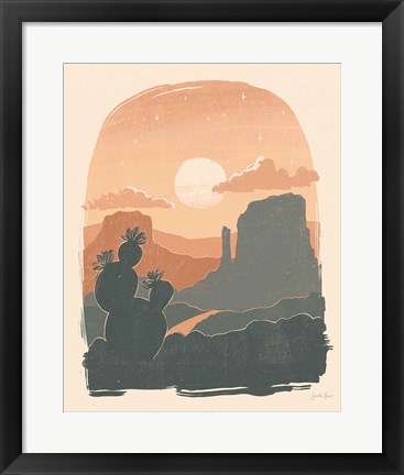 Framed Desert I Print