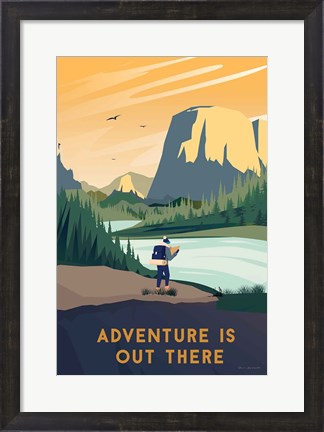 Framed Wild Adventure III Print