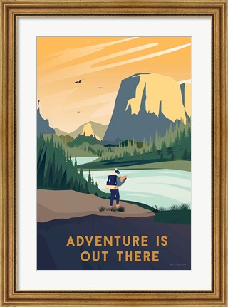 Framed Wild Adventure III Print