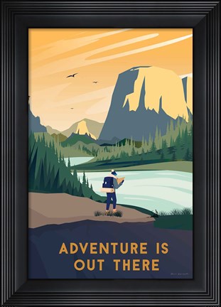 Framed Wild Adventure III Print
