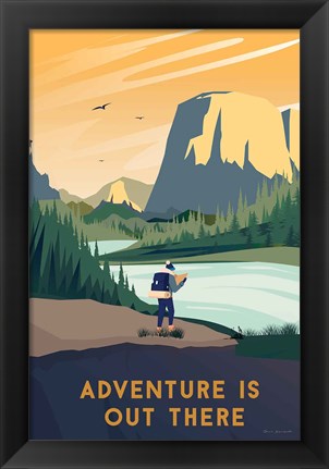 Framed Wild Adventure III Print