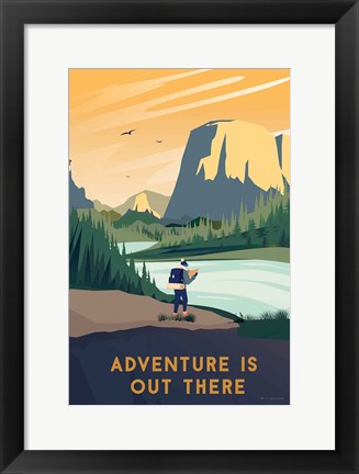 Framed Wild Adventure III Print