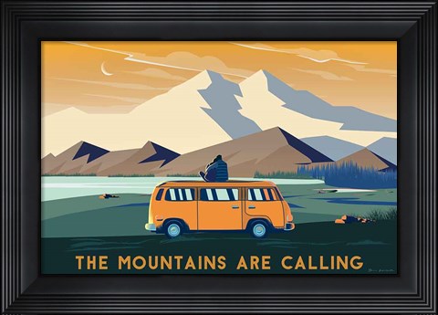 Framed Wild Adventure I Print