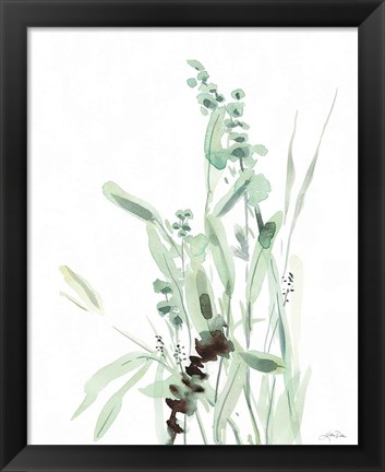 Framed Grasses III Print