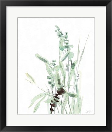 Framed Grasses III Print