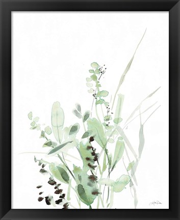 Framed Grasses II Print