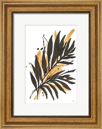 Framed Amber Palm II Print