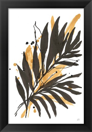 Framed Amber Palm II Print