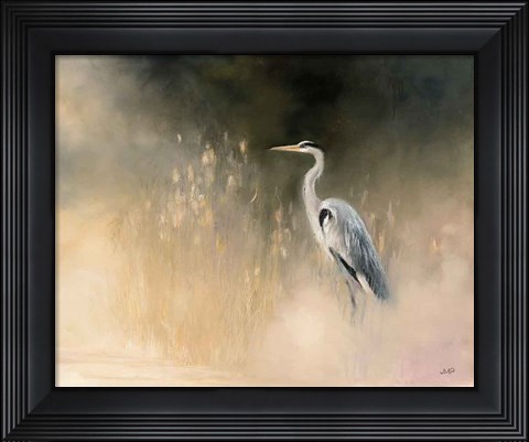 Framed Peaceful Egret Print