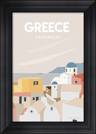 Framed Greece Print