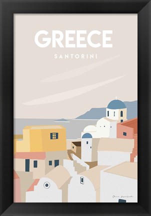 Framed Greece Print