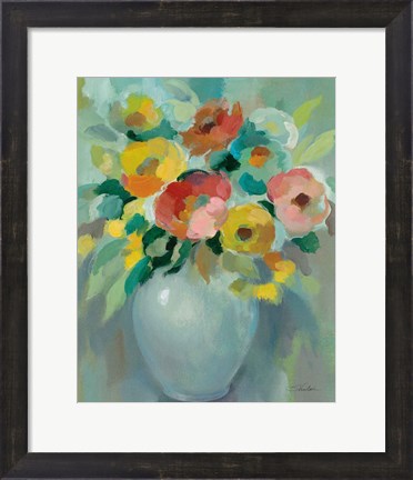 Framed Vibrant Bouquet Print