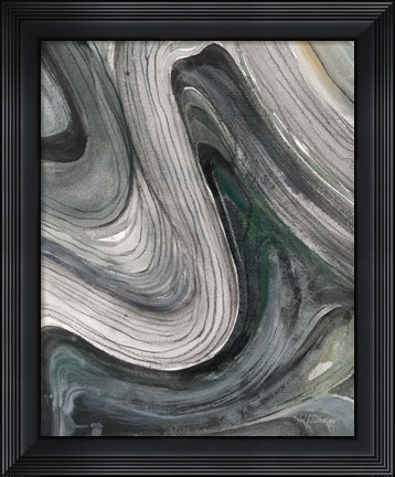 Framed Swirl II Print