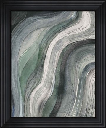 Framed Swirl I Print
