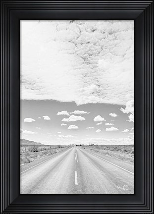 Framed Tres Hermanas Clouds Print