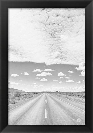 Framed Tres Hermanas Clouds Print