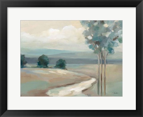 Framed Sage Trees Print