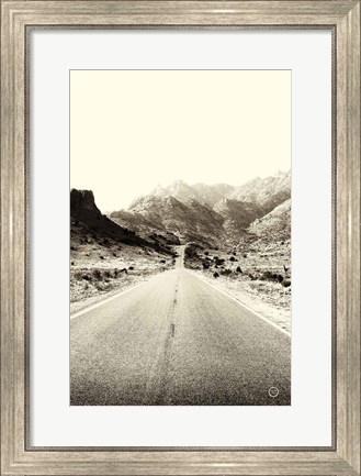 Framed Road to Old West Print